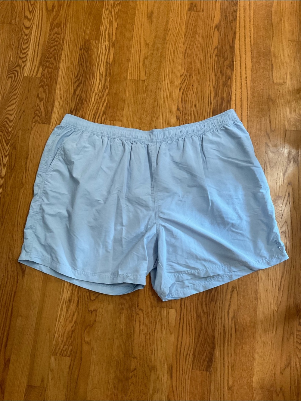 Caribbean Joe - Light Blue Lined Men’s Swim Trunks. Size 3XB